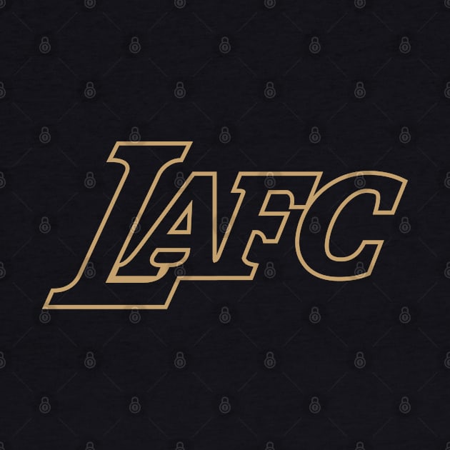 LAFC Black & Gold! Lakers Inspired Wordmark by TheAestheticHQ